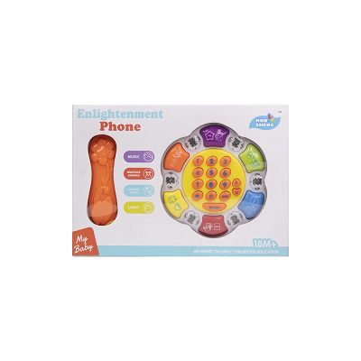 تلفن موزیکال و چراغدار گل