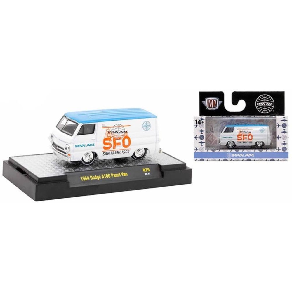 ماکت ماشین برند M2 مدل Dodge A100 panel van 1964