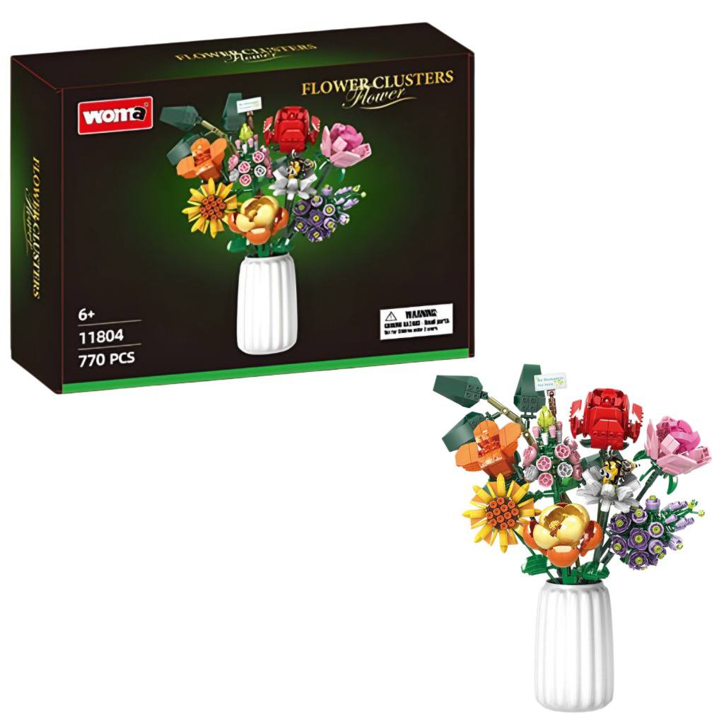 لگو طرح گل با گلدان 779 pc کد 11804