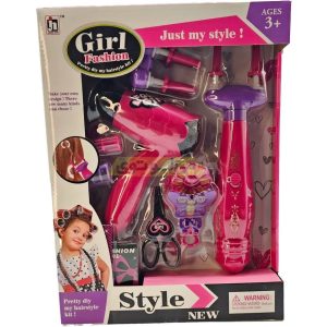 ست زیبایی مو به همراه بافت زن