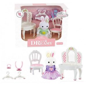 عروسک خرگوش با میز آرایشی