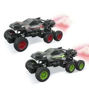 ماشین کنترلی آفرود دودزا کد ۷۷۷۶ سبز طوسی