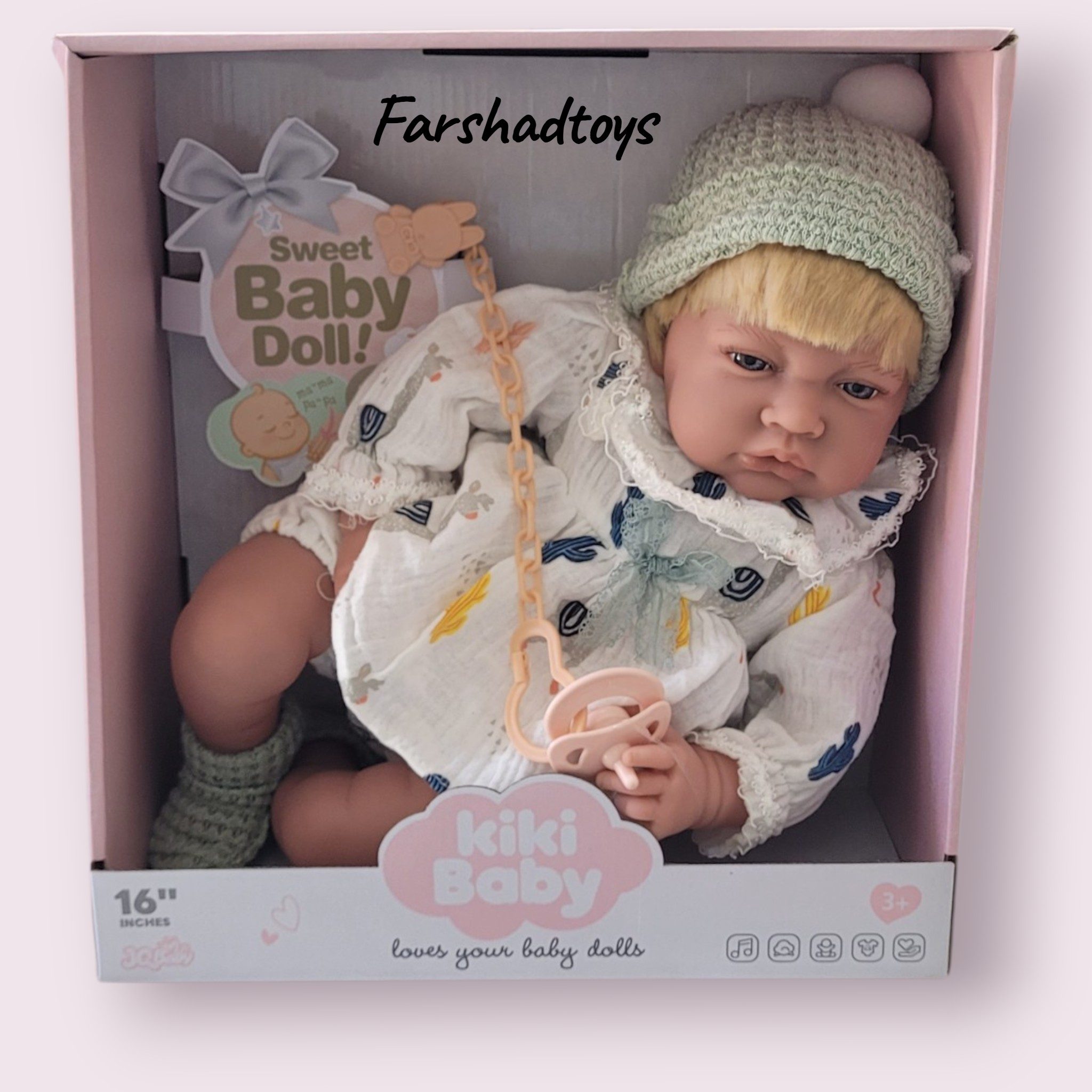 عروسک سیلیکونی Kiki baby