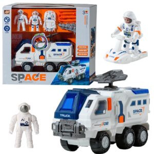 اسباب بازی طرح کامیون فضایی و فضانورد مدل space explore truck کد H -204