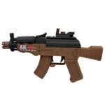 اسباب بازی تفنگ تیر اسفنجی به همراه پوکه AK – 47 مدل A138A