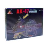 اسباب بازی تفنگ تیر اسفنجی به همراه پوکه AK – 47 مدل A138A